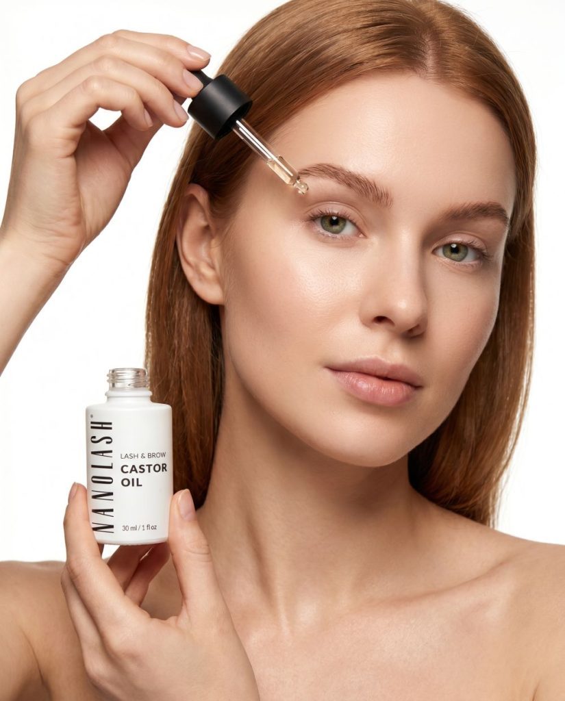 nanolash aceite de ricino en las cejas